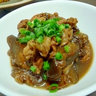 簡単！トロトロ茄子と豚肉の煮物